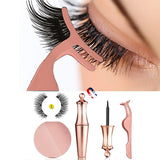 Magnetic False Eyelashes No Glue Full Eye Eyelashes Extension Kit