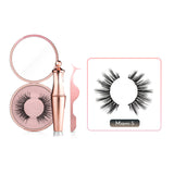 Magnetic False Eyelashes No Glue Full Eye Eyelashes Extension Kit