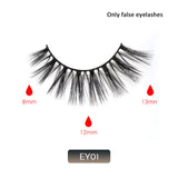 Magnetic False Eyelashes No Glue Full Eye Eyelashes Extension Kit