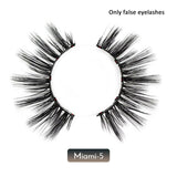 Magnetic False Eyelashes No Glue Full Eye Eyelashes Extension Kit