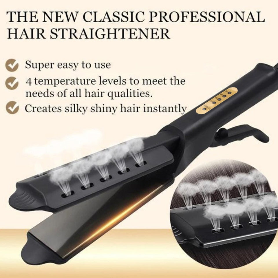 Ceramic Tourmaline Lonic Flat Iron Hair Straightener