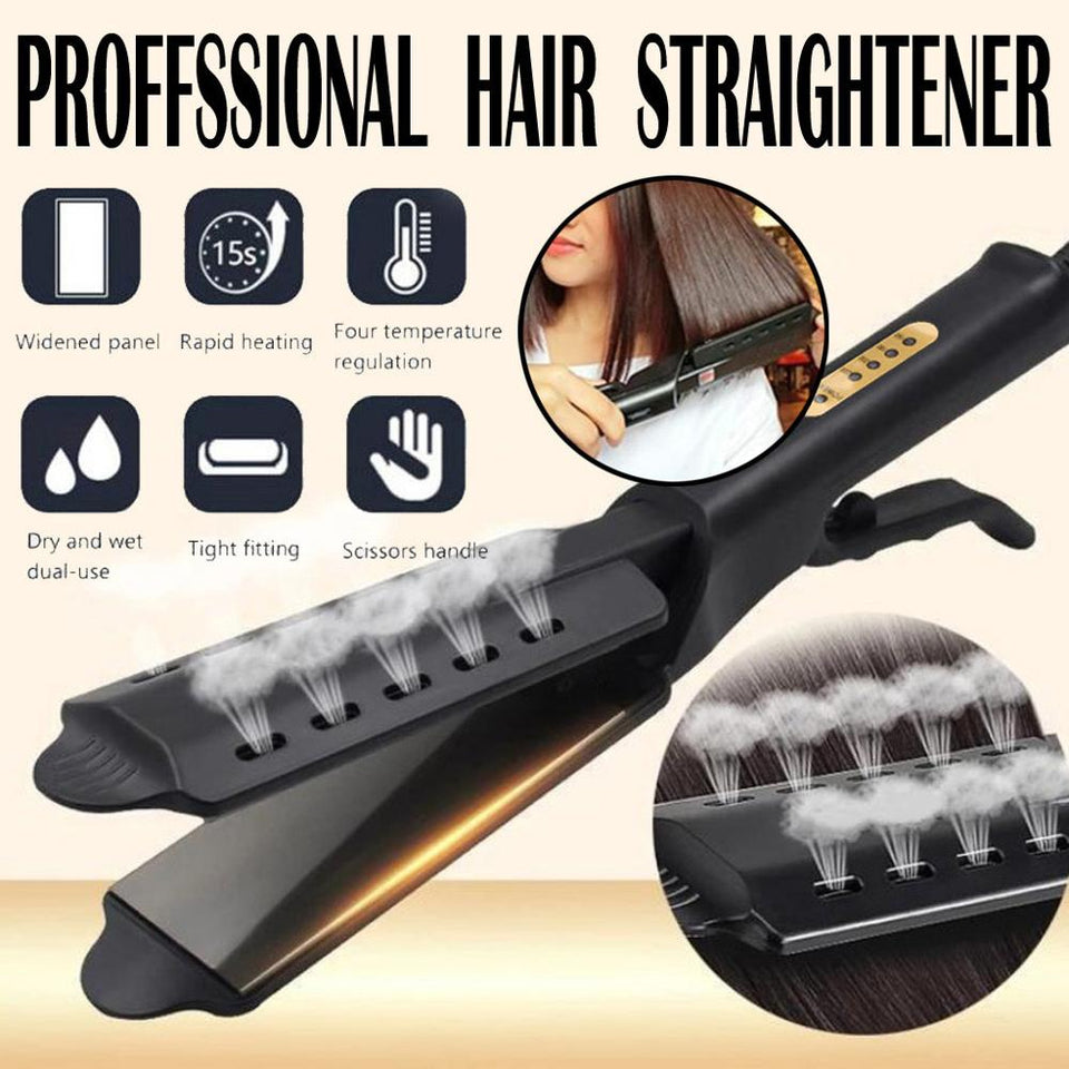 Ceramic Tourmaline Lonic Flat Iron Hair Straightener