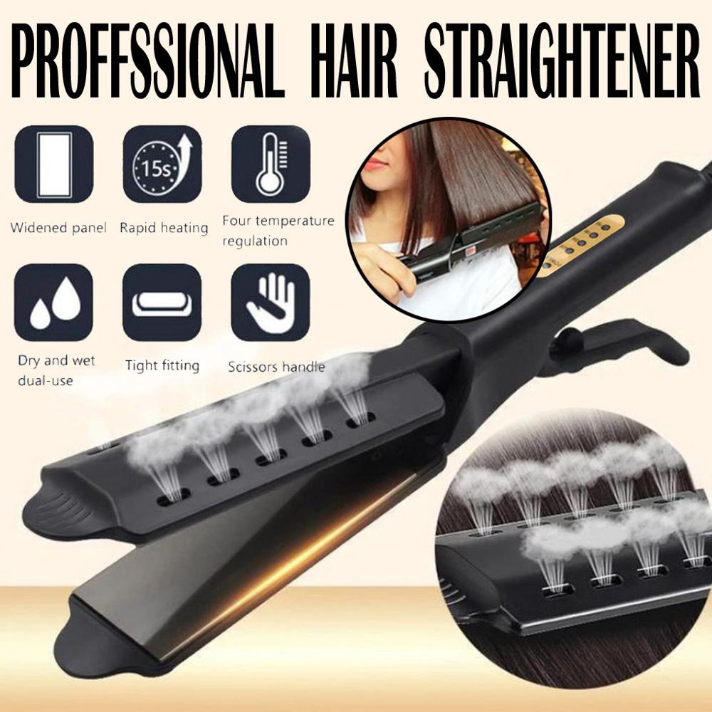 Ceramic Tourmaline Lonic Flat Iron Hair Straightener
